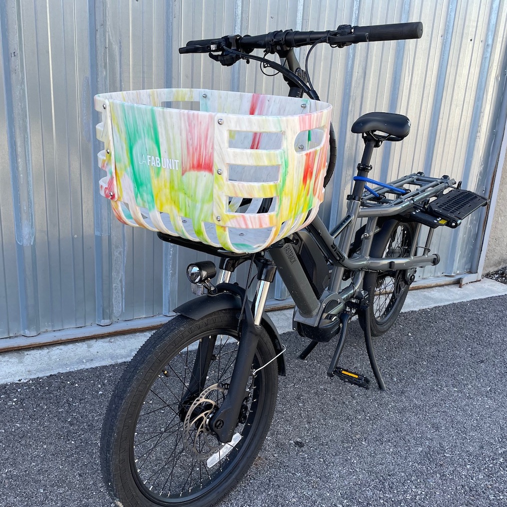 Caisse à vélo en plastique 100% recyclé