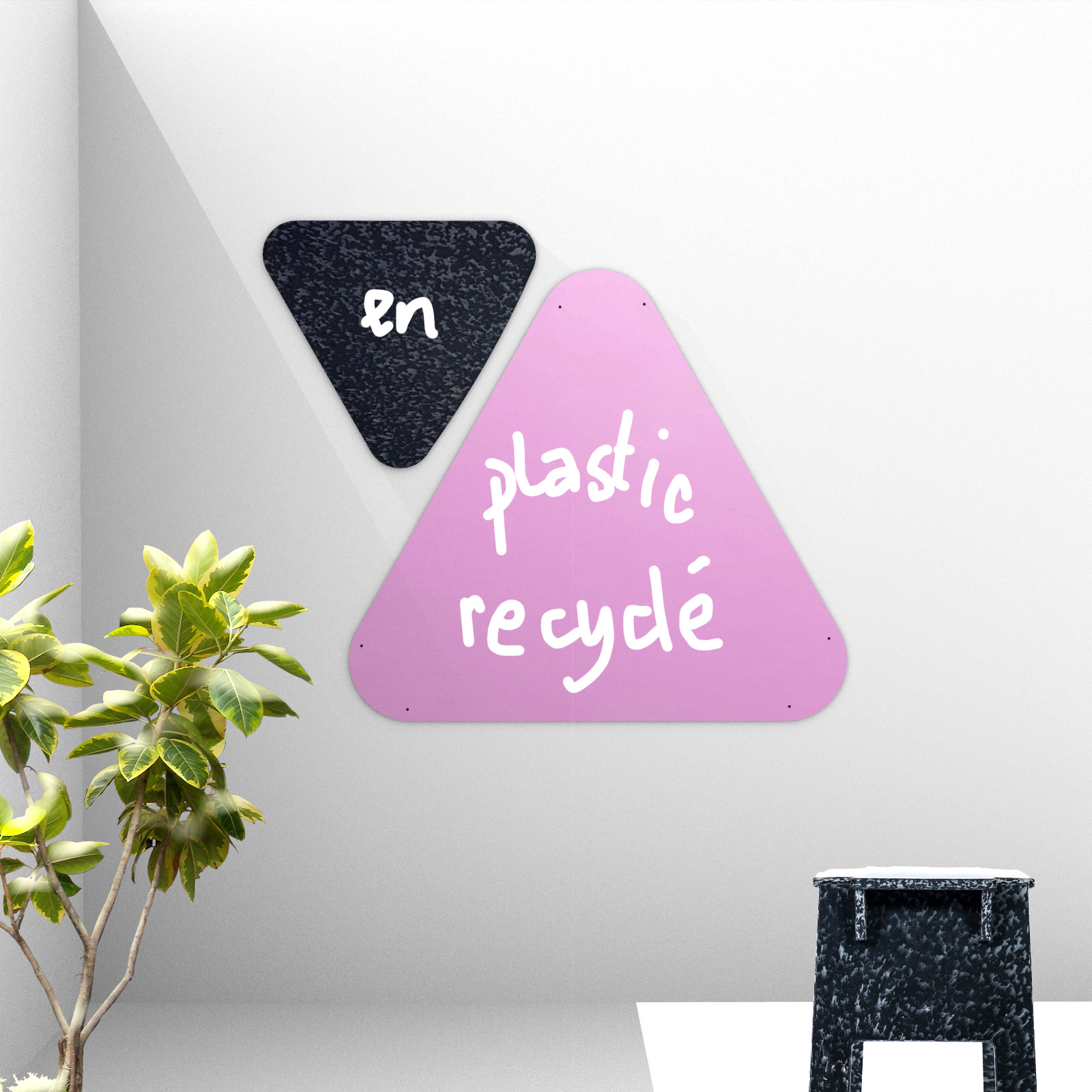 paper board en plastique recyclé
